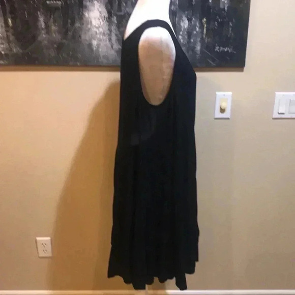 Falls Creek Ruffled Tank Top Flouncy Sheer Summer Dress -Size 1X - Picture 4 of 8